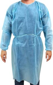 Non woven isolation gown for hospital infection control