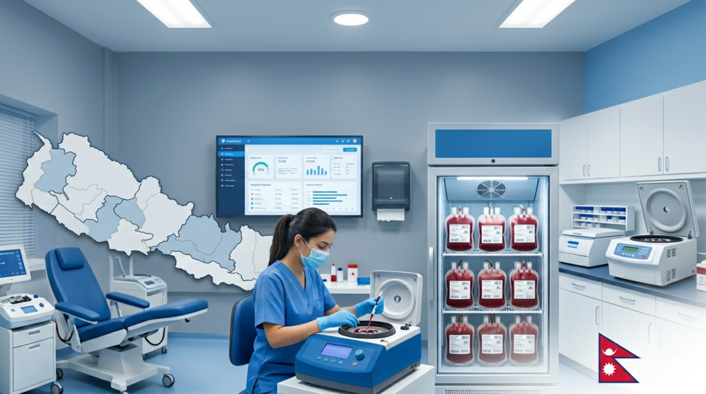 blood bank setup in Nepal complete guide 2026